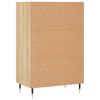 vidaXL Highboard Sonoma Oak 57x35x90 cm Engineered Wood