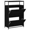 vidaXL Shoe Cabinet Black