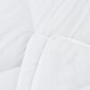 vidaXL Duvet Set with Pillow 2 pcs White Microfibre
