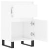 vidaXL Sideboards 2 pcs High Gloss White 40x35x70 cm Engineered Wood