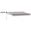 vidaXL Electric Retractable Awning Light Grey 3 x 2.5 m