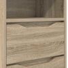 vidaXL Bedside Table Sonoma Oak 40 x 30 x 467 cm Engineered Wood