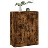 vidaXL Wall Mounted Cabinet Smoked Oak 69.5x34x90 cm Engineered Wood