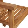 vidaXL 5 Piece Garden Dining Set Solid Teak Wood