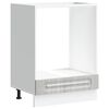 vidaXL Oven Cabinet "Kalmar" Grey Sonoma Engineered Wood