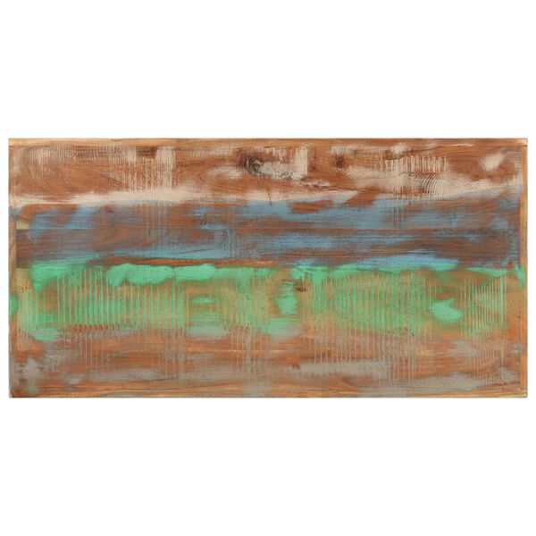 vidaXL Bar Table 110x55x107 cm Solid Wood Reclaimed and Iron