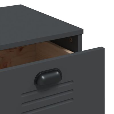 vidaXL Drawer Cabinet VIKEN Anthracite Grey Engineered Wood