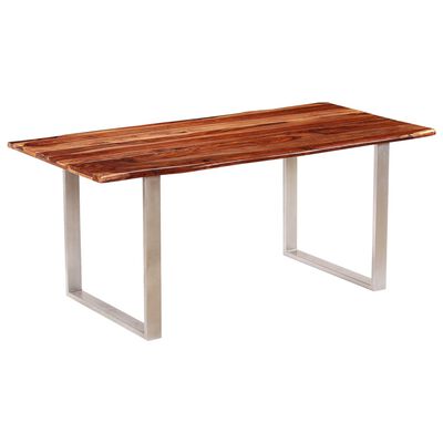 vidaXL Dining Table Solid Sheesham Wood 180x90x76 cm