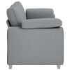 vidaXL Sofa Light Grey 219 x 77 x 82 cm Fabric