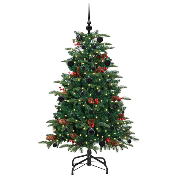 vidaXL Artificial Christmas Tree with 150 LEDs with Stand Green 150 cm