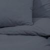 vidaXL Duvet Cover Set Anthracite 200x220 cm Cotton