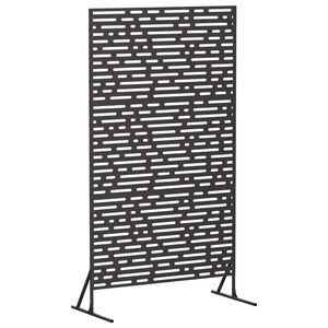 vidaXL Privacy Screen 100 x 50 x 180 cm Steel Black