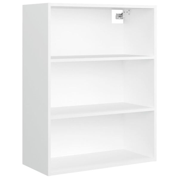 vidaXL Hanging Wall Cabinet White 69.5x32.5x90 cm