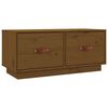 vidaXL TV Cabinet Honey Brown 80x34x35 cm Solid Wood Pine