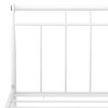 vidaXL Bed Frame without Mattress White Metal 160x200 cm
