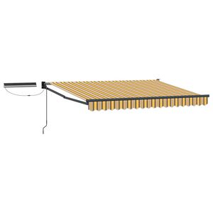 vidaXL Electric Retractable Awning 2.5 x 2 m