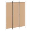 vidaXL Room Divider Beige 150 x 200 cm Fabric