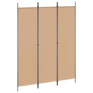 vidaXL Room Divider Beige 150 x 200 cm Fabric