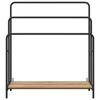 vidaXL Cloth Rack Artisan Oak 90 x 30 x 100.5 cm Engineered wood
