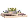 vidaXL Planter 112x112x27 cm Solid Wood Pine