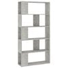 vidaXL Book Cabinet | Concrete Grey | Engineered wood | Medium | Book Cabinet