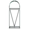 vidaXL Log Holder Green 40x45x100 cm Galvanised Steel
