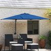 vidaXL Garden Parasol Azurblau 248.5 x 247.5 x 160 cm