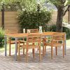 vidaXL Outdoor Table Natural and Grey 200 x 90 x 75 cm