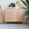 vidaXL Louvred doors 2 pcs Natural 69 x 49.4 cm Solid Pine Wood