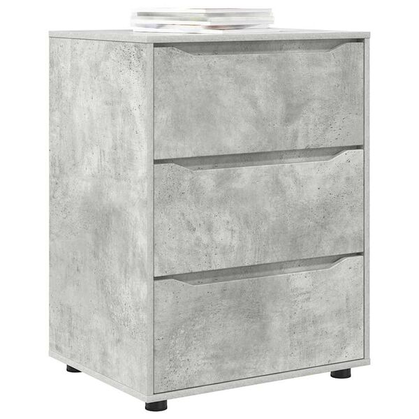 vidaXL Storage Cabinet Concrete Grey 60 x 48 x 81 cm Engineered Wood