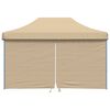 vidaXL Party Tent Folding Beige 292 x 440 x 315 cm Oxford Fabric