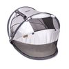 DERYAN Pop-up Toddler Travel Cot with Mosquito Net Luxe Sliver