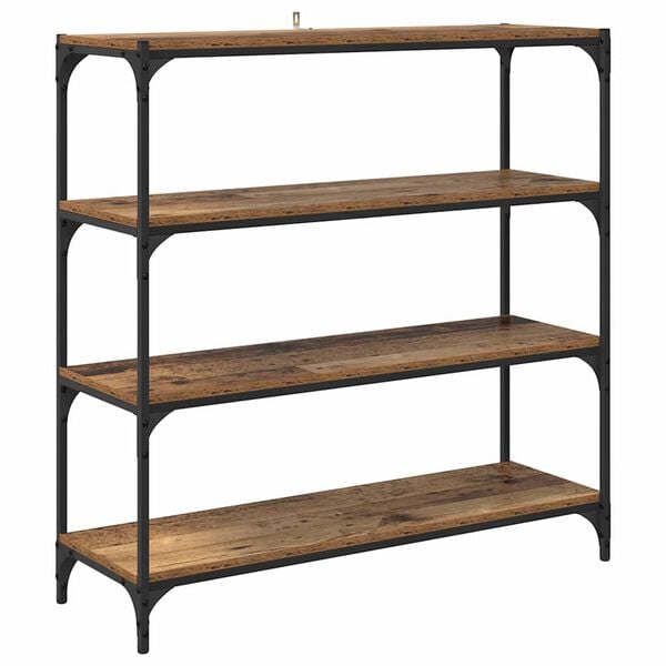 vidaXL Book Cabinet Old Wood 100 x 33 x 100 cm