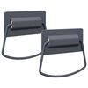 vidaXL Cabinet Handles 2 pcs Anthracite 85 x 45 mm Metal