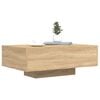 vidaXL Coffee Table with LED Lights Sonoma Oak 85x55x31 cm