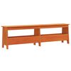 vidaXL Hall Bench Wax Brown 160x28x45 cm Solid Wood Pine