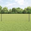 vidaXL Fence and Post Grey 0.6 x 10 m Steel