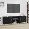 vidaXL TV Cabinet Black oak 150 x 30 x 50 cm Engineered wood