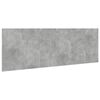 vidaXL Bed Headboard with Cabinets Concrete Grey 240 cm Engineered Wood