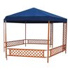 vidaXL Replacement Gazebo Cover Top Canvas Blue