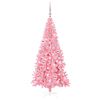 vidaXL Christmas Tree with 300 LEDs with Stand Pink 180 cm PVC