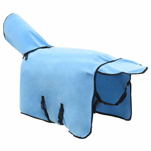 vidaXL Horse Blanket Full Aqua 75 cm Polyester