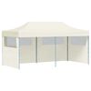 vidaXL Party Tent Folding Cream 291 x 580 x 315 cm Oxford Fabric