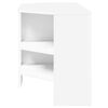 vidaXL Corner TV Cabinet White 102 x 40.5 x 45 cm Engineered Wood