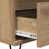 vidaXL Sideboard Artisan Oak 40 x 35 x 70 cm Engineered Wood and Iron