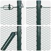 vidaXL Fence Post Green 25 x 1 m (13 mm mesh) Steel