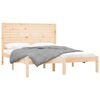 vidaXL Bed Frame without Mattress 150x200 cm King Size Solid Wood