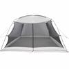 vidaXL Mosquito Tent Grey 380 x 380 x 225 cm Polyester and Fiberglass