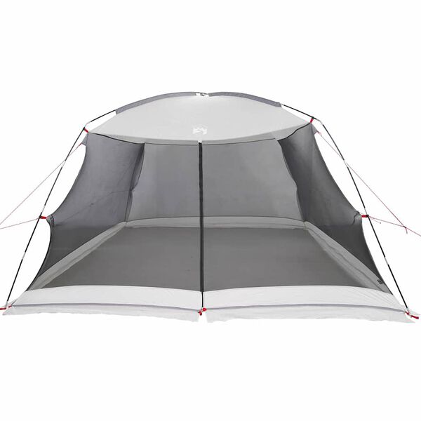 vidaXL Mosquito Tent Grey 380 x 380 x 225 cm Polyester and Fiberglass