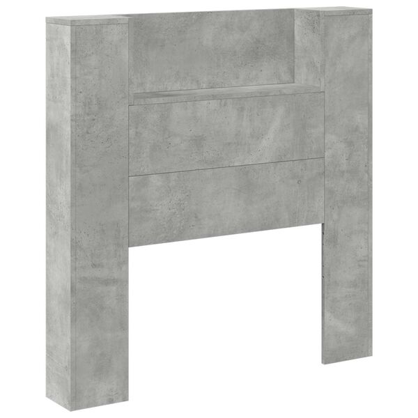 vidaXL Headboard Concrete Grey 100 x 16.5 x 103.5 cm Engineered Wood